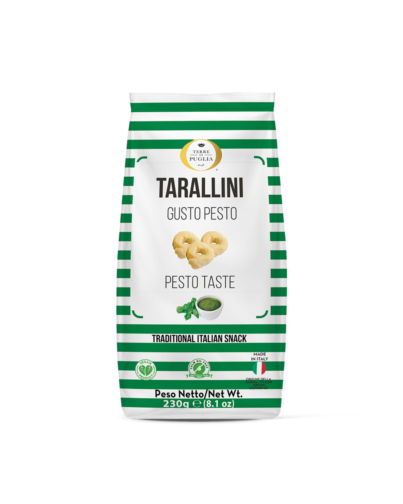 Taralli with Pesto Flavor 230 Gr Magnifico Food